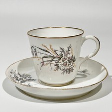 Tasse Porcelaine de Paris Décor Papillons Fleurs n°3 Cup