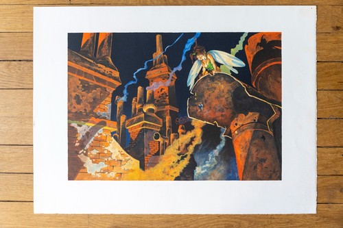 Dessin lithographie régi - dessin, /