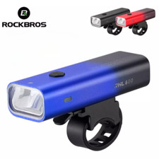 RockBros Eclairage Avant de Vélo LED 2000mAh Lampe, USB Rechargeable Lumière VTT