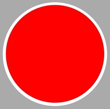 STICKER COCARDE JAPON ROND ROUGE WW2 AVION AUTOCOLLANT ARMEE JAPONAISE AV016