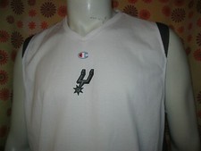 Ancien MAILLOT CHAMPION SAN ANTONIO SPURS NBA BASKETBALL TM Basket Tony Parker