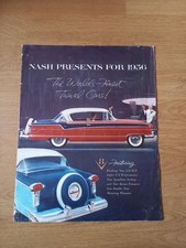 Catalogue brochure  1956 Nash Statesman / Ambassador USA