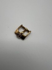 Chopard Bracelet en Cuir Fermeture Boucle Ardillon 12MM Plaque Or Vintage