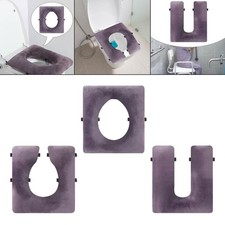 Coussin de Chaise Percée pour Toilette Coussin Amovible En Cuir PU Rembourrage