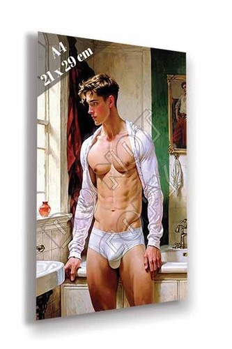Jeune homme torse dans une - homme, nu