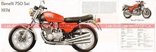 BENELLI 750 Sei 1974 FR Fiche Moto 000479