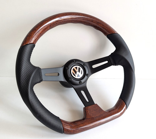 Volant compatible avec - vw, bois
