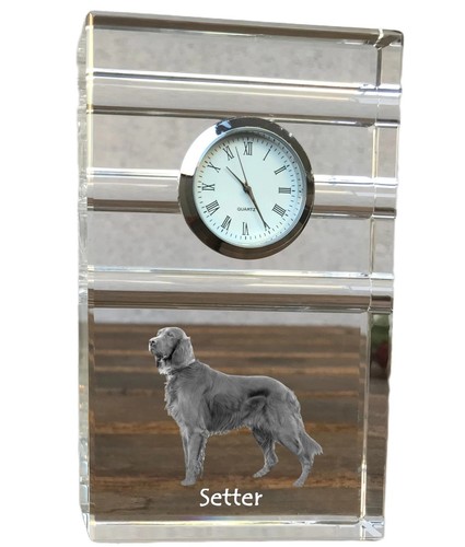 Setter anglais horloge - , à