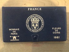 FRANCE - COFFRET FDC 1981 - 9 Pièces MONNAIE DE PARIS