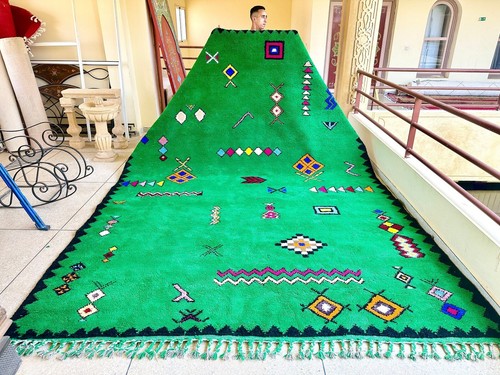 Tapis laine berbère - laine,