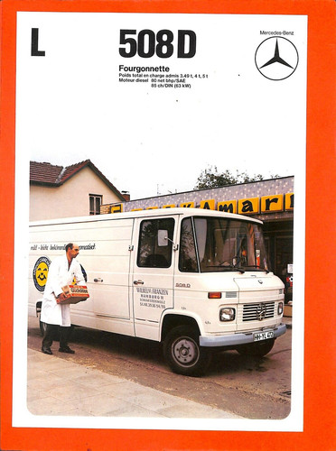 Mercedes prospectus 508 d - /, /