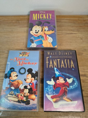 Lot cassettes vhs disney - cassettes,