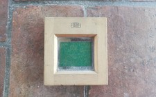 ZEISS IKON Ancien Cadre  Tirage Contact Photo 4x 4,7  cm en bois