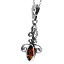 925 Argent Sterling & Ambre