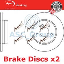 2x Apec BRAKING 290mm Uni OE