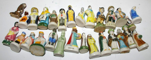 Lot fèves crèche - lot,