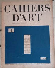 CAHIERS D'ART, 1927, Deuxième Année, N°1 - Braque, Picasso, Zervos