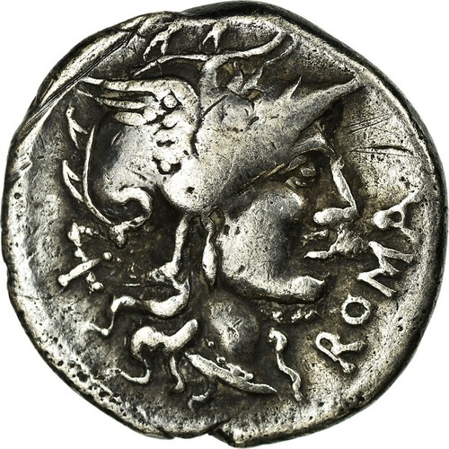 Denier rome argent - argent,, ttb