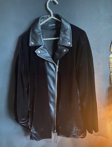 Veste velours cuir the - velours,