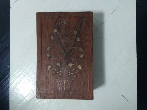 Vintage wooden box - wooden,