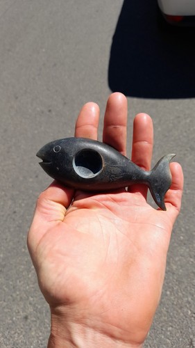 Bougeoir poisson bronze - poisson, walter