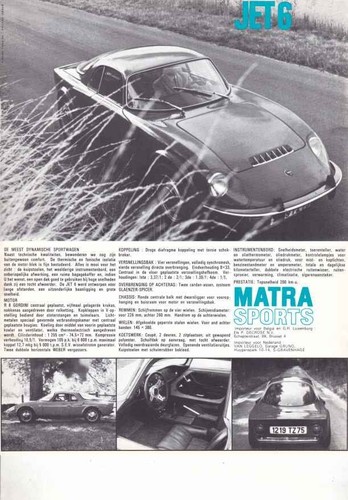 Catalogue brochure matra jet - catalogue,