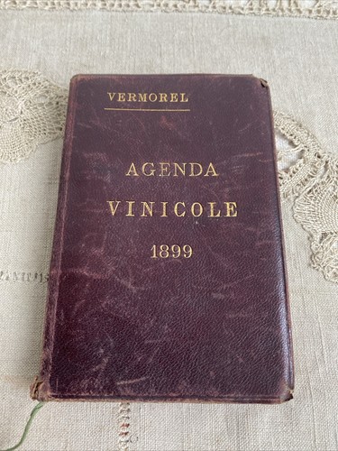 Ancien agenda vinicole - ancien, 1899