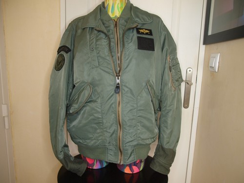 Vintage bomber schott kaki - bomber,