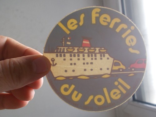 Autocollant les ferries - les, du