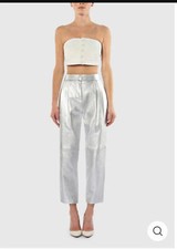 Neuf Femmes Argent Cuir