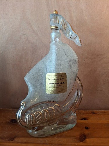 Bouteille verre cognac larsen - verre,