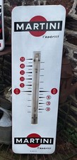 Ancien Thermomètre Émaillé Apéritif Martini 1968 Vox Paris