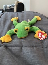 ty beanie babies Smoochy Frog