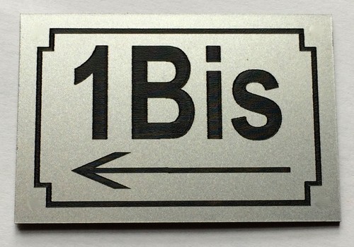 Plaque pvc numero - plaque, ou