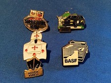 Lot de 4 pins anciens, BASF