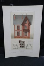 lithographie XIXe architecture