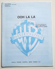 Partition vintage sheet music