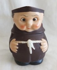  Pot à Lait Ancien Ceramique  Goebel Forme De Moine Pansu Qui Louche