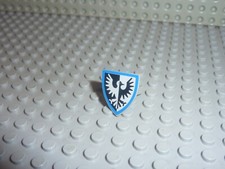 LEGO Minifig Accessory Shield Triangular Black Falcon 3846px9 Set 6073/6074/6062