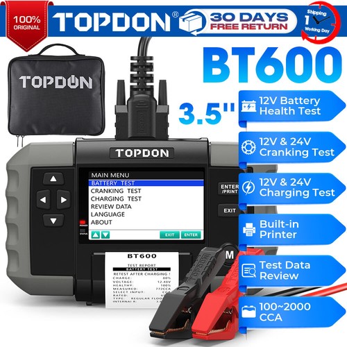 Topdon bt600 testeur - bt600,