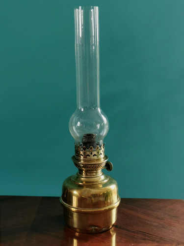 Ancienne lampe pétrole en - ancienne,