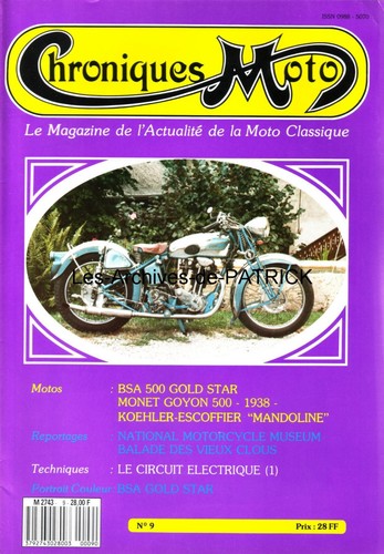 Chroniques moto bsa - chroniques, 9