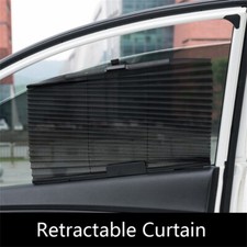 Rideau pare-soleil de voiture en maille rétractable bouclier pour protection UV
