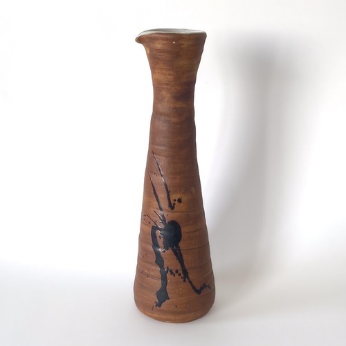 Vase grès émaillé la - en,