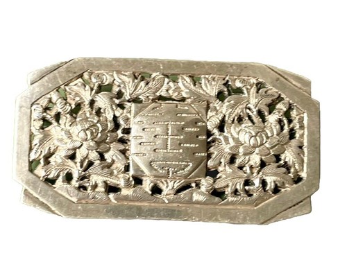 Broche ancienne argent ajouré - ancienne,
