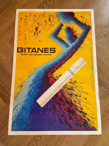 Ancienne affiche publicitaire
