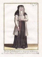 Costume D'Engraving De Nonne