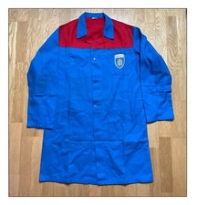 Vintage Veste Bleu Travail