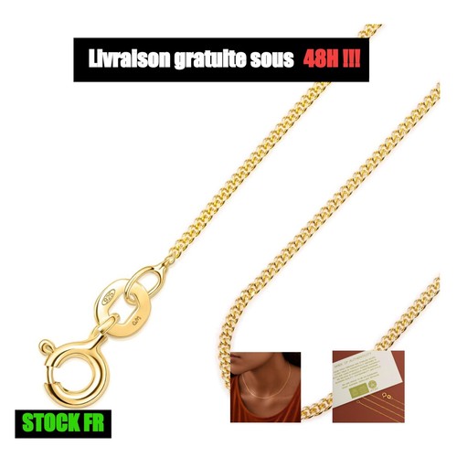 Collier chaîne gourmette - collier,
