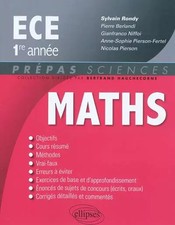 Mathématiques ECE 1e année, Sylvain Rondy et Collectif